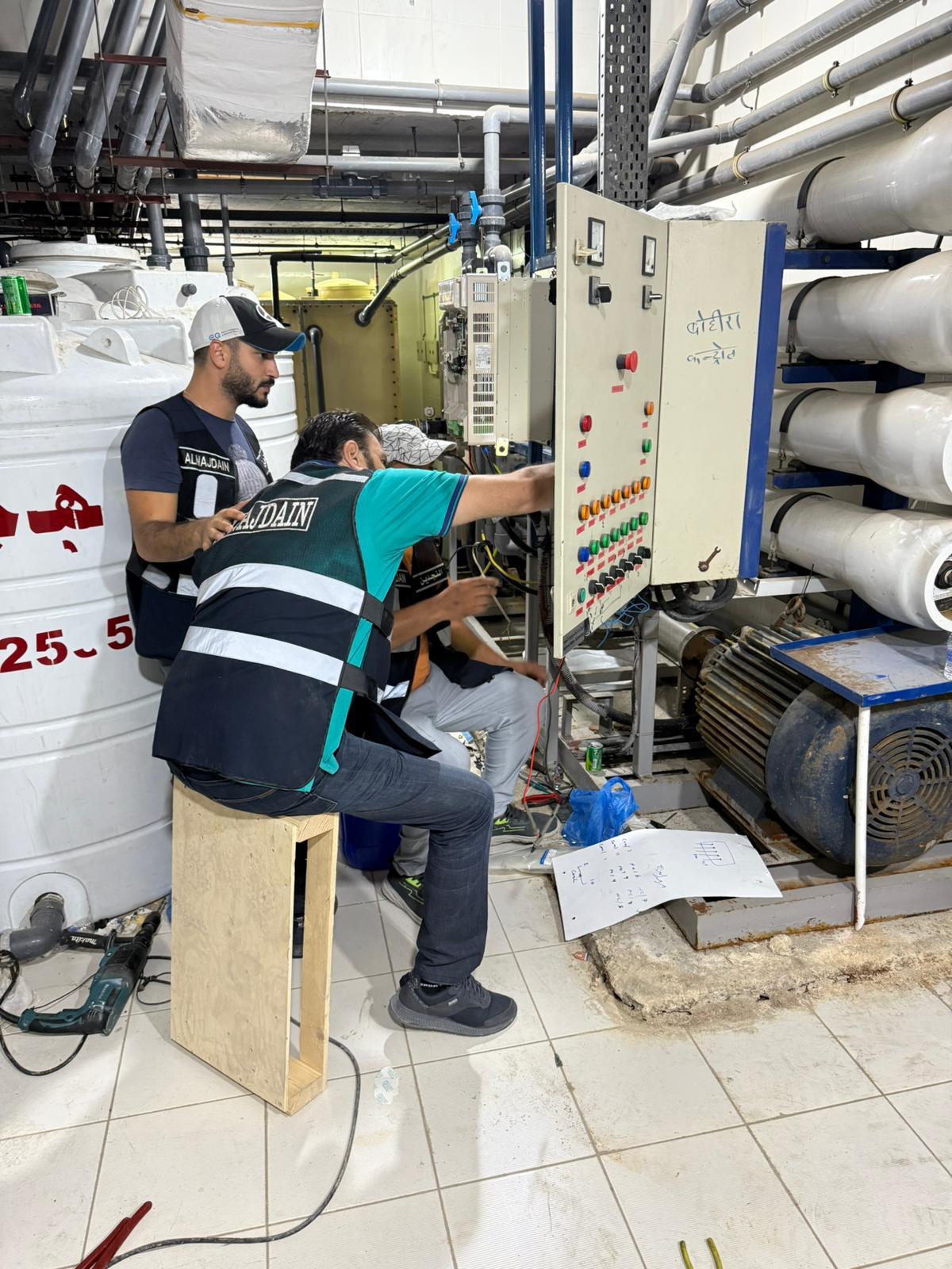 RO plant control panel commissioning