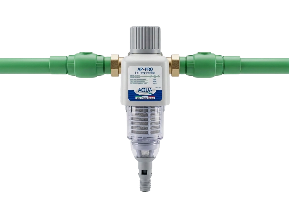 Self-Cleaning Inline Filter
