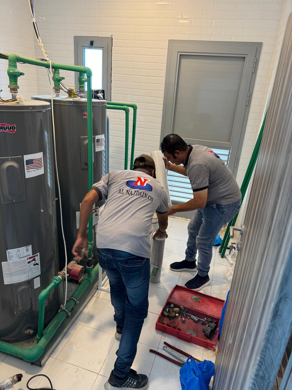 Filter commissioning on site