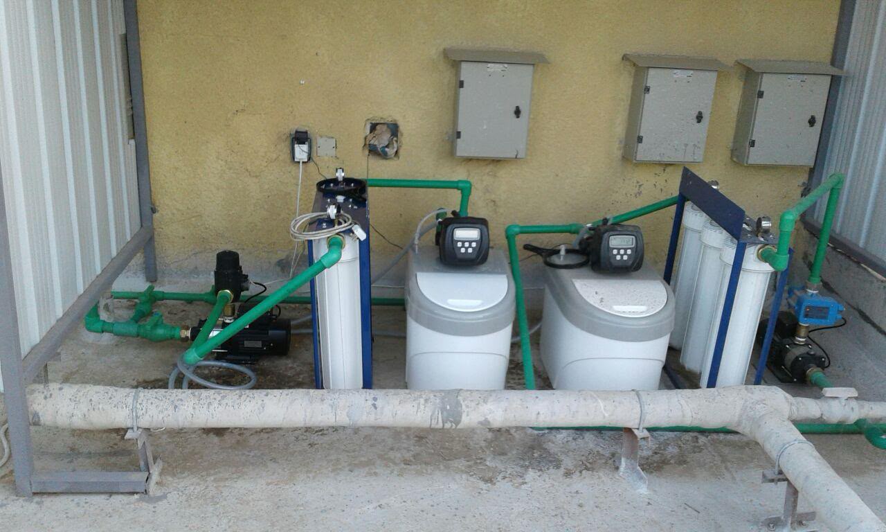 Softener and filtration skid commissioning